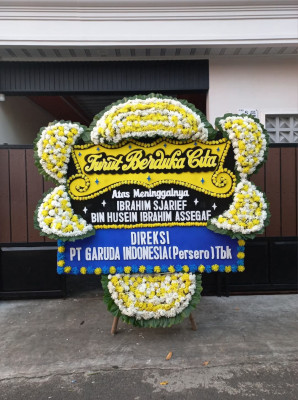 Papan Bunga Duka di Karang Tanjung
